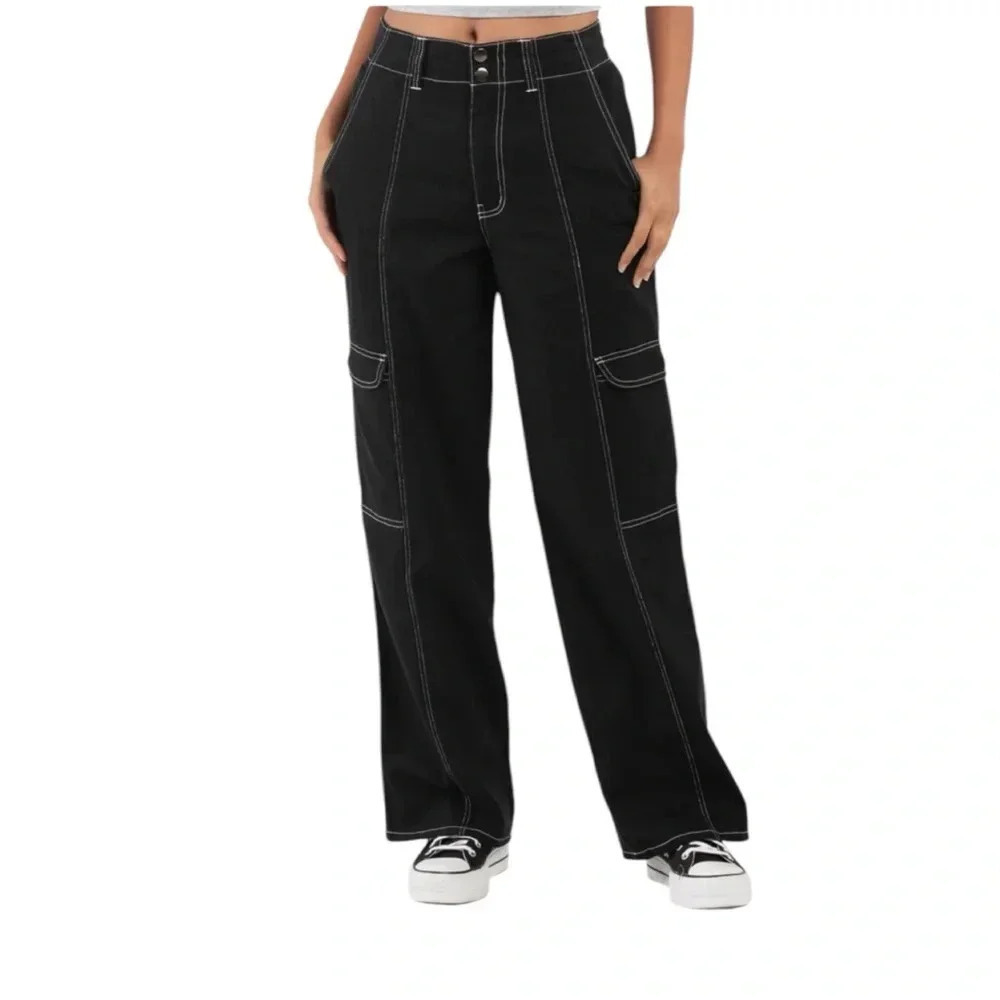 RSQ Women’s Smock Waist Loose Cargo Pants